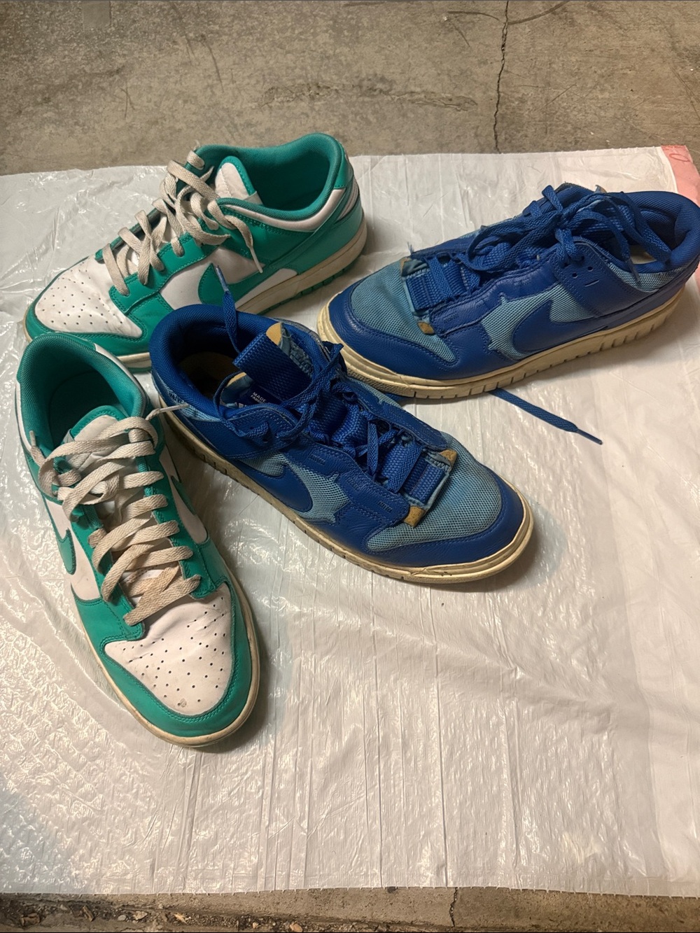 Nike Teal & Royal Blue Mixed Dunk Pair Set